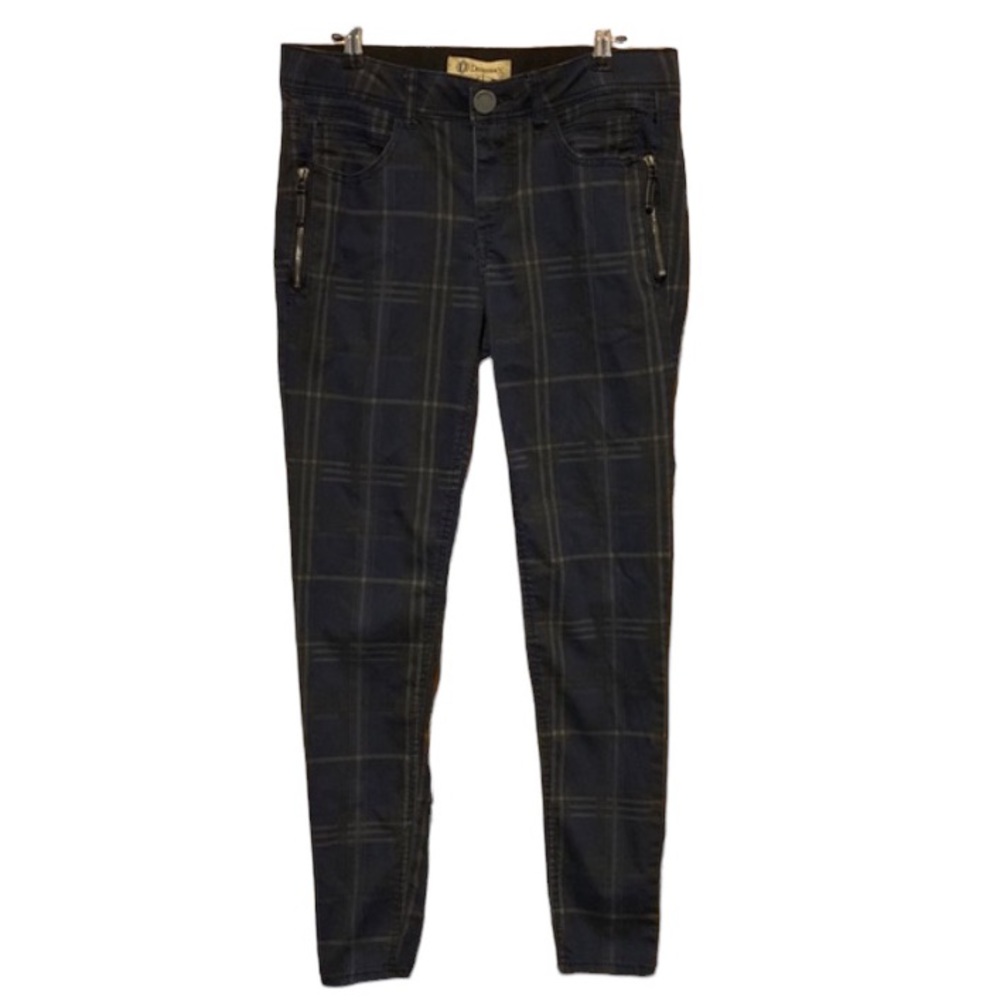 Democracy Ab Solutions plaid skinny jeans size 8